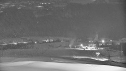 Horní část sjezdovky skiareálu Hlubočky