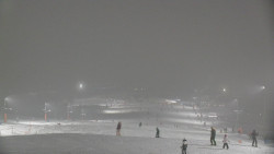 Horní část sjezdovky skiareálu Hlubočky