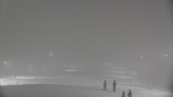 Horní část sjezdovky skiareálu Hlubočky