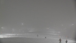 Horní část sjezdovky skiareálu Hlubočky