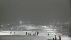 Horní část sjezdovky skiareálu Hlubočky