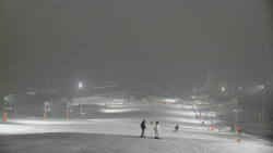 Horní část sjezdovky skiareálu Hlubočky