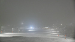 Horní část sjezdovky skiareálu Hlubočky