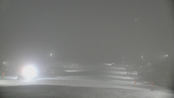 Horní část sjezdovky skiareálu Hlubočky