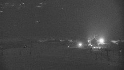 Horní část sjezdovky skiareálu Hlubočky