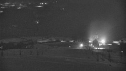 Horní část sjezdovky skiareálu Hlubočky