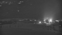 Horní část sjezdovky skiareálu Hlubočky