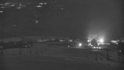 Horní část sjezdovky skiareálu Hlubočky