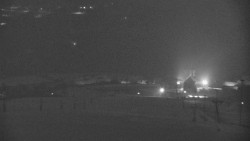 Horní část sjezdovky skiareálu Hlubočky