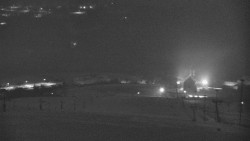 Horní část sjezdovky skiareálu Hlubočky