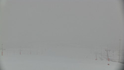 Horní část sjezdovky skiareálu Hlubočky