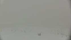 Horní část sjezdovky skiareálu Hlubočky