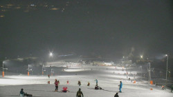 Horní část sjezdovky skiareálu Hlubočky