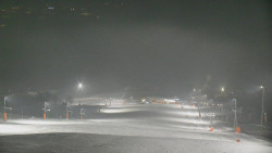 Horní část sjezdovky skiareálu Hlubočky