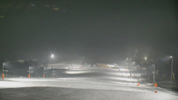 Horní část sjezdovky skiareálu Hlubočky