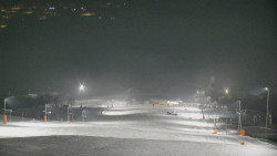 Horní část sjezdovky skiareálu Hlubočky