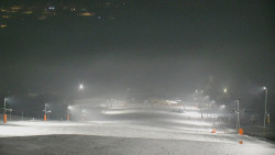 Horní část sjezdovky skiareálu Hlubočky