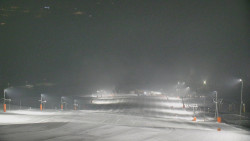 Horní část sjezdovky skiareálu Hlubočky