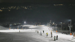 Horní část sjezdovky skiareálu Hlubočky