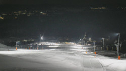 Horní část sjezdovky skiareálu Hlubočky