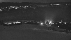 Horní část sjezdovky skiareálu Hlubočky