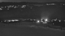 Horní část sjezdovky skiareálu Hlubočky