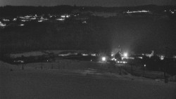 Horní část sjezdovky skiareálu Hlubočky