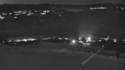 Horní část sjezdovky skiareálu Hlubočky