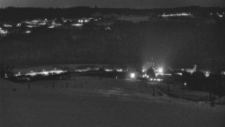 Horní část sjezdovky skiareálu Hlubočky