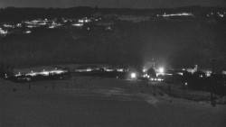 Horní část sjezdovky skiareálu Hlubočky