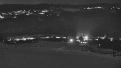 Horní část sjezdovky skiareálu Hlubočky