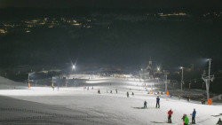 Horní část sjezdovky skiareálu Hlubočky