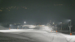 Horní část sjezdovky skiareálu Hlubočky