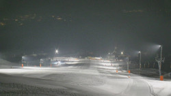 Horní část sjezdovky skiareálu Hlubočky