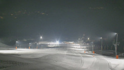 Horní část sjezdovky skiareálu Hlubočky