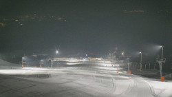 Horní část sjezdovky skiareálu Hlubočky