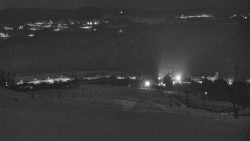 Horní část sjezdovky skiareálu Hlubočky