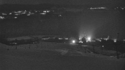 Horní část sjezdovky skiareálu Hlubočky