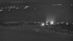 Horní část sjezdovky skiareálu Hlubočky