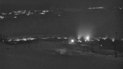 Horní část sjezdovky skiareálu Hlubočky