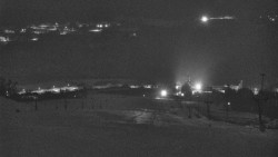 Horní část sjezdovky skiareálu Hlubočky