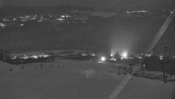 Horní část sjezdovky skiareálu Hlubočky