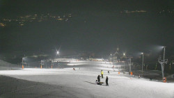 Horní část sjezdovky skiareálu Hlubočky