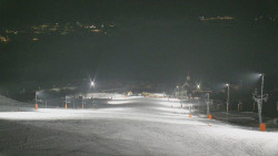 Horní část sjezdovky skiareálu Hlubočky