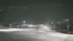 Horní část sjezdovky skiareálu Hlubočky