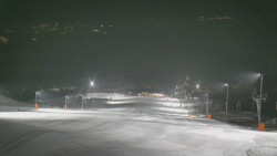 Horní část sjezdovky skiareálu Hlubočky