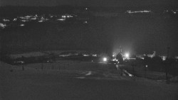 Horní část sjezdovky skiareálu Hlubočky