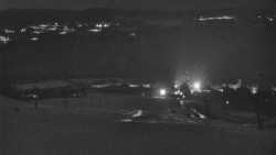 Horní část sjezdovky skiareálu Hlubočky