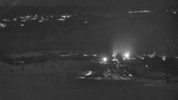 Horní část sjezdovky skiareálu Hlubočky