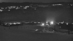 Horní část sjezdovky skiareálu Hlubočky